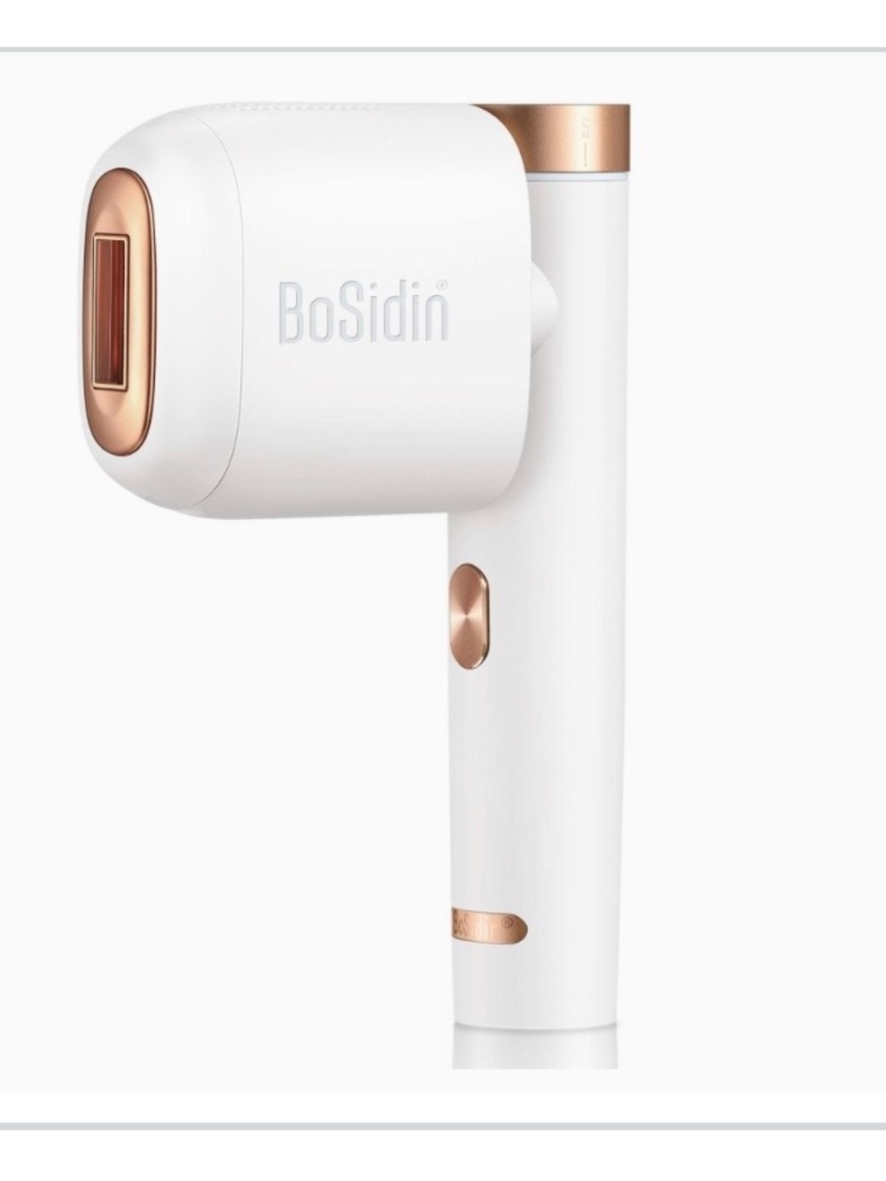 BoSidin White & Rose Gold IPL Hair Removal Device